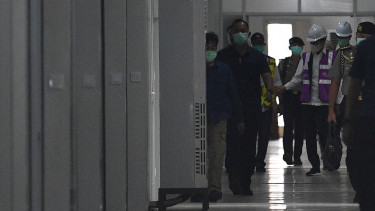 Presiden Joko Widodo Tinjau RS Darurat COVID-19 di Pulau Galang