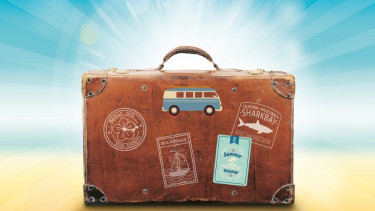 Ilustrasi traveling.
