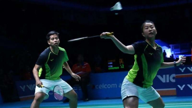 Ganda campuran Malaysia/Indonesia, Mohammad Arif Abdul Latif/Rusydina Antardayu.