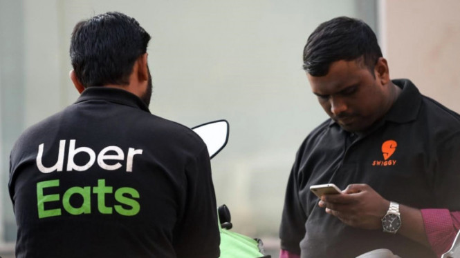 Ilustrasi layanan antar makanan. (FOTO: TechCrunch)