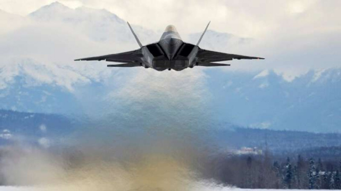 VIVA Militer: Pesawat tempur siluman Amerika Serikat, F-22 Raptor