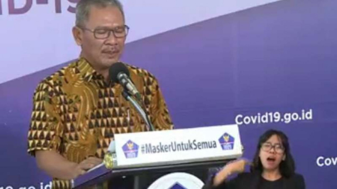 Juru Bicara Pemerintah Untuk Penanganan COVID-19 Achmad Yurianto