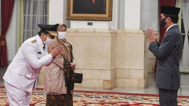 Pelantikan Wakil Gubernur DKI Jakarta Ahmad Riza Patria