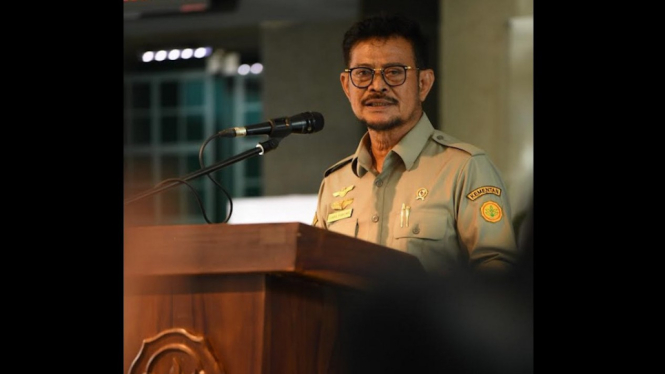 Menteri Pertanian Syahrul Yasin Limpo.