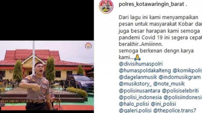 Polres Kotawaringin Barat nge-Rap