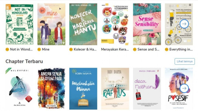 Novel dan webtoon di Kwikku.