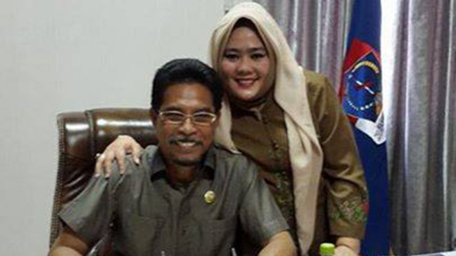 Sehan Salim Landjar dan istri