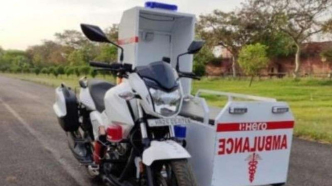 Motor ambulans.