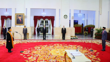 M Syarifuddin dilantik menjadi Ketua MA