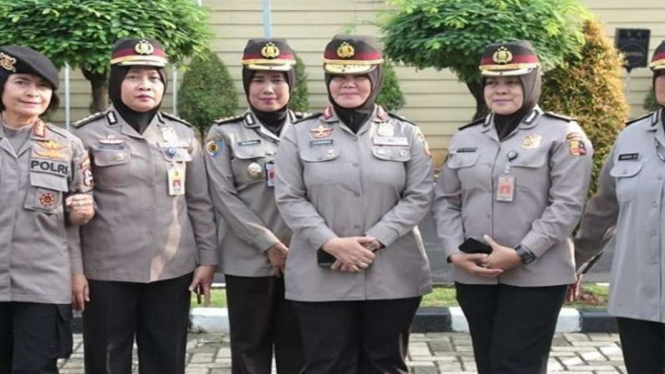Para Polwan mendapatkan jabatan strategis di Polri