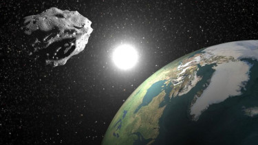 Asteroid mendekat ke Bumi.