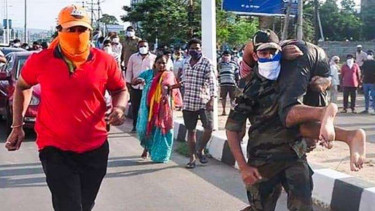 Korban gas pabrik kimia bocor di India.