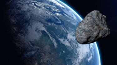 Asteroid melewati Bumi.