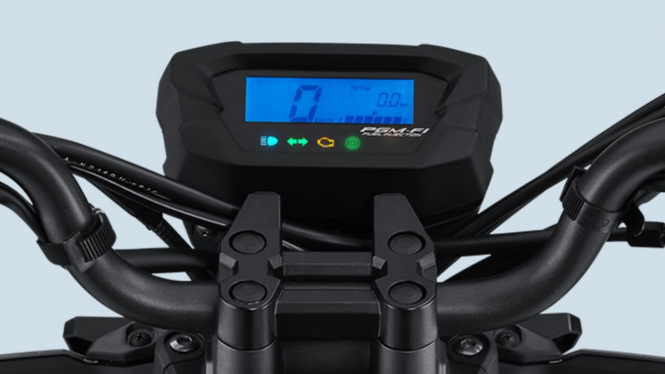 Panel instrumen digital sepeda motor