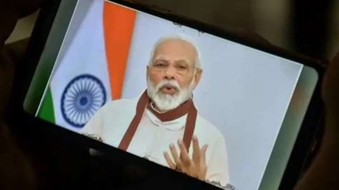 Perdana Menteri india, Narendra Modi.