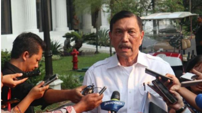 Menko Maritim dan Investasi Luhut Binsar Pandjaitan.