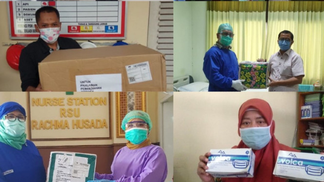 Donasi peduli penanganan COVID-19 terus bergulir deras oleh warga masyarakat