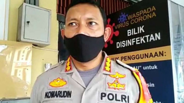 Kapolresta Pontianak Kota, Kombes Pol Komarudin.