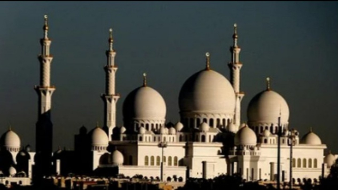 Ilustrasi Masjid Abu Dhabi (Foto/Pixabay)