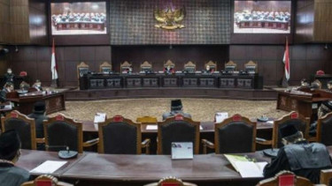 Sidang perdana pengujian Perppu Corona di MK.