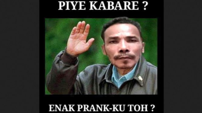 Meme kocak M Nuh ngeprank panitia lelang motor Jokowi di konser amal