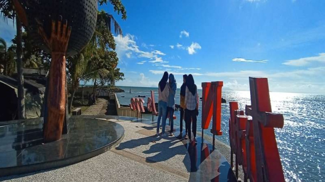 Anyer sepi saat Idul Fitri 2020