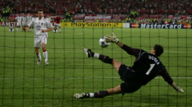 Adu penalti di final Liga Champions 2005, Liverpool vs AC Milan