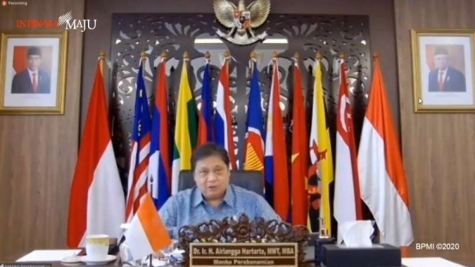 Menteri Koordinator Bidang Perekenomian, Airlangga Hartarto 