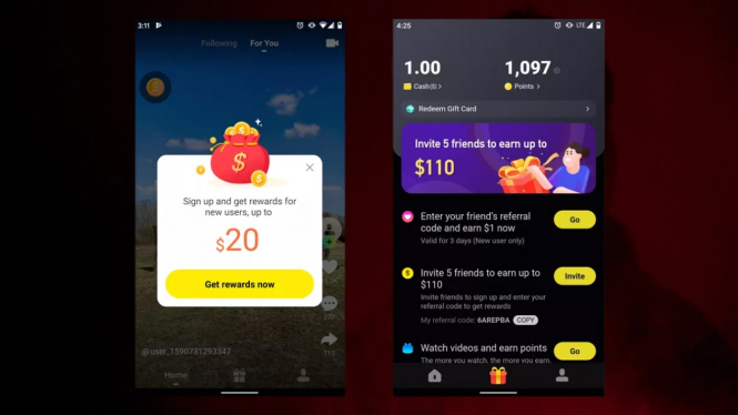 Aplikasi Zynn pesaing TikTok