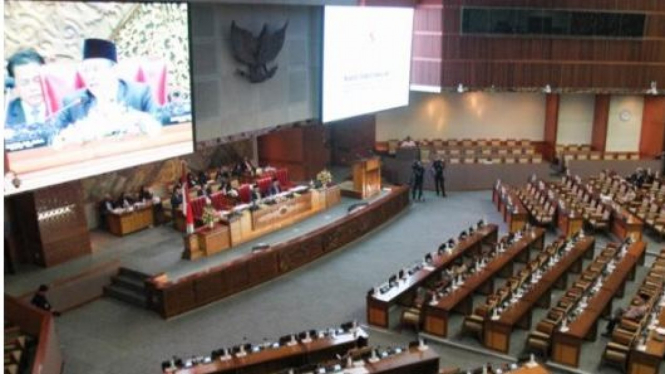 Ilustrasi rapat anggota DPR RI.