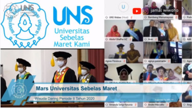 Wisuda online Universitas Sebelas Maret