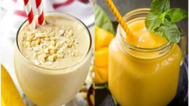 Mangga shake dan pisang shake 