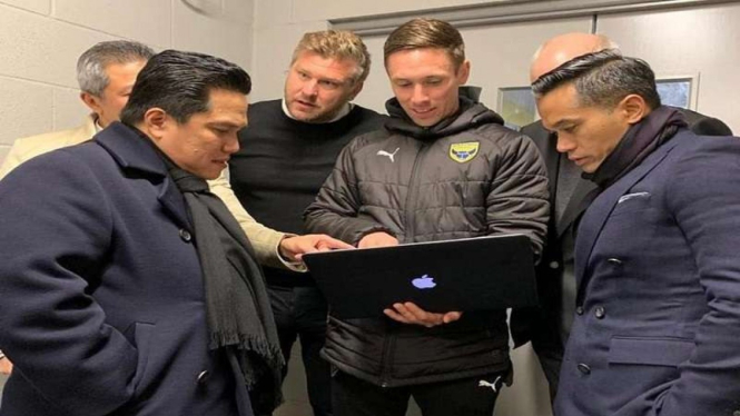 Erick Thohir dan Anindya Bakrie