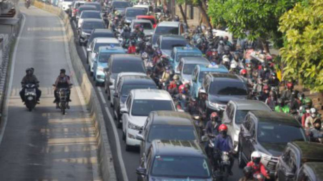 Ilustrasi kemacetan jalan
