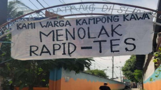 Warga di Makassar Ramai-ramai Tolak Rapid Test