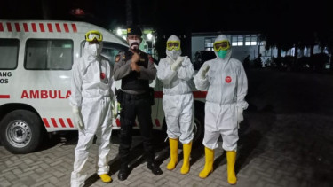  Polisi disiagakan di Kabupaten Maros antisipasi penjemputan paksa pasien corona
