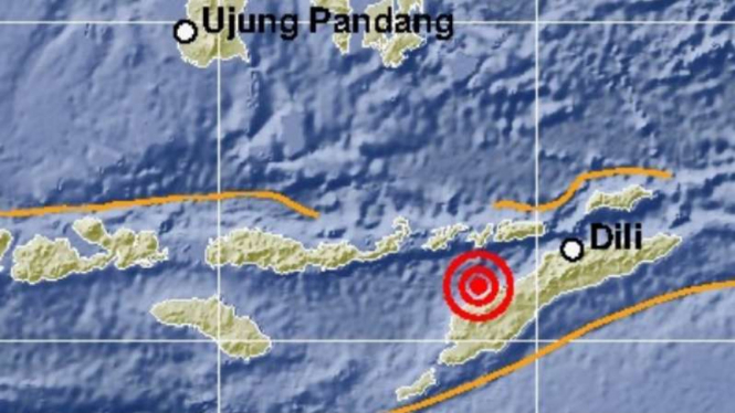 Gempa bumi guncang wilayah sekitar NTT, Minggu, 14 Juni 2020.
