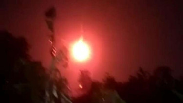 Bola api di langit Depok