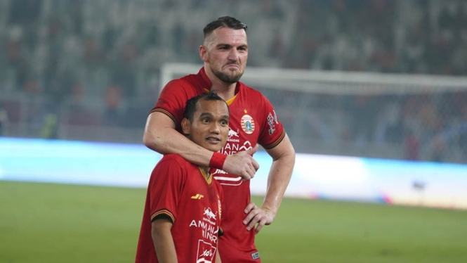 Pemain andalan Persija Jakarta, Marko Simic dan Riko Simanjuntak