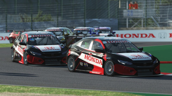 Balapan virtual Honda Civic Type-R