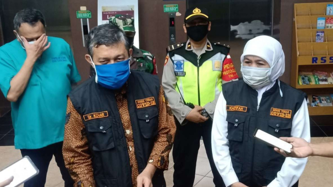 Gubernur Jawa Timur, Khofifah Indar Parawansa.