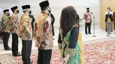 Lima deputi KSP dilantik Senin, 22 Juni 2020.