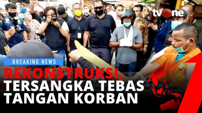 BREAKING NEWS: Rekonstruksi aksi penyerangan kelompok John Kei