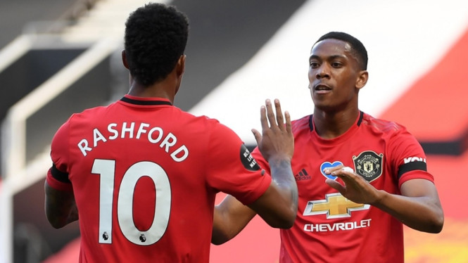 Striker Manchester United, Anthony Martial dan Marcus Rashford