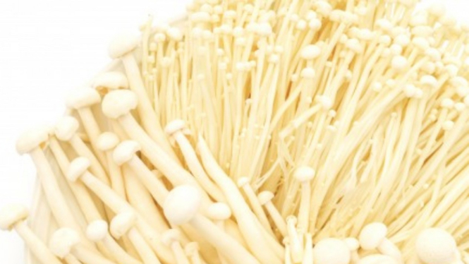 Jamur enoki.