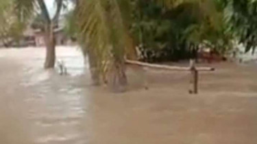 Banjir bandang di Luwu Utara Sulawesi Selatan.