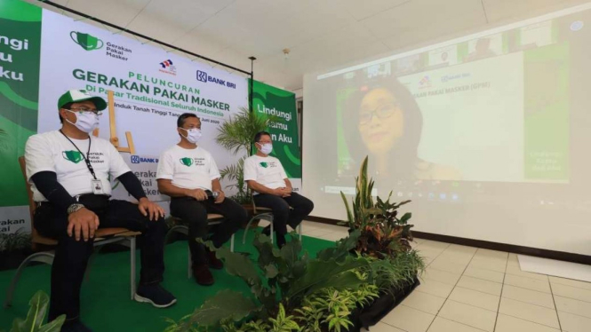 Gerakan Pakai Masker BRI.