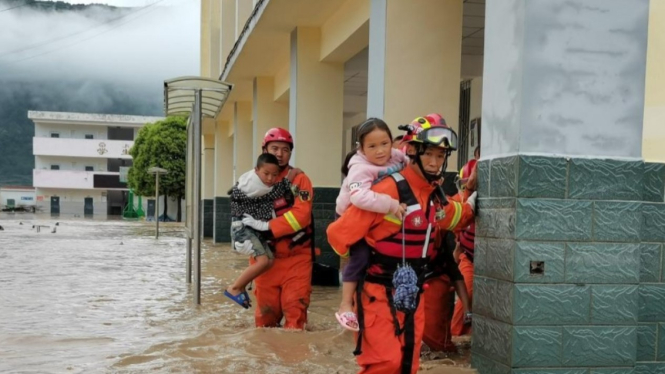 Banjir di China. 