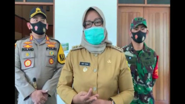 Bupati Bogor Ade Yasin didamping Kapolres Bogor dan Dandim