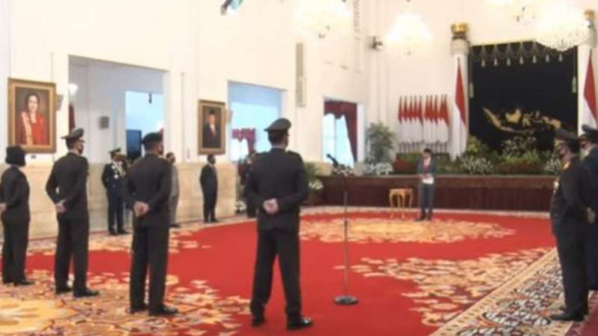 HUT ke-74 Bhayangkara di Istana Negara